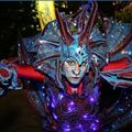 Drachen mit Facepaint unbekannt