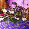 Event Wahrsagerin Wahrsager mit Wahrsagerzelt Orient Deko Zelt Shaila die Wuestenblume Kartenlegerin Hellseherin Medium Orakel