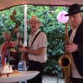 Trio Low Lady zang contrabas gitaar saxofoon Lage Vuursche