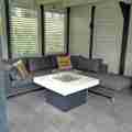 easy fires vuurtafel aluminium milano vierkant