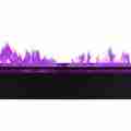 Dimplex Cassette Front Purple Flame
