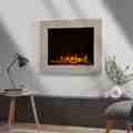 irange ie slimline with log fuel bed in limestons slips extra light x