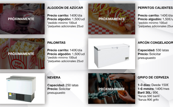 Comida y Bebidas refrescantes