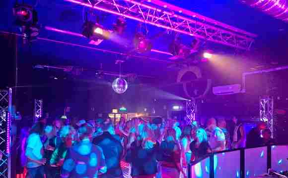 Disco party met vinyl