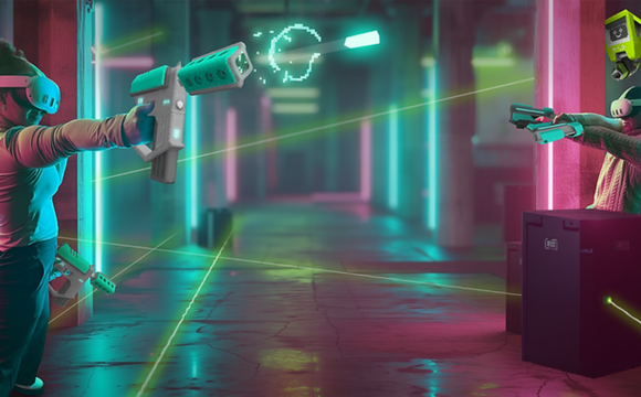 Boeken Augmented Reality lasergamen