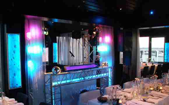 Show set bij een bruiloft
