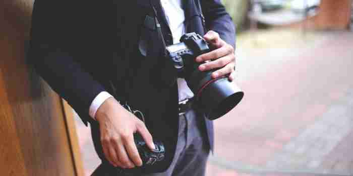 Fotograf og en videograf