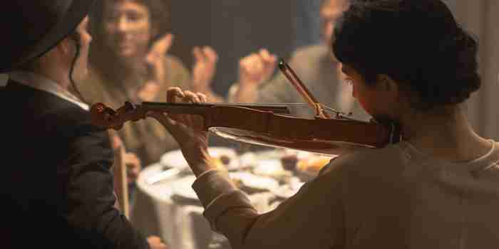 Violinist till middag middagsbjudning för ditt evenemang eller fest