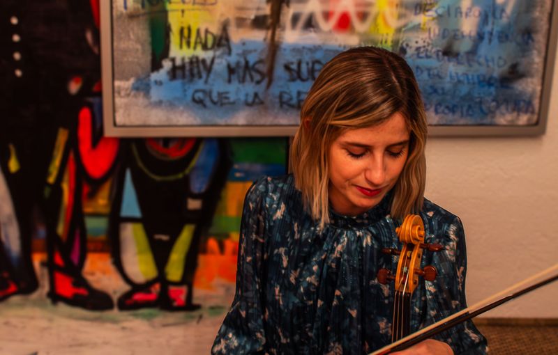 Violinista solista para cóctel de boda