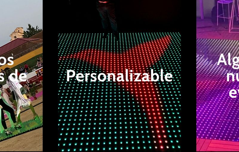 Pistas de baile LED personalizable