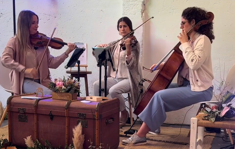 Trio violinistas evenses