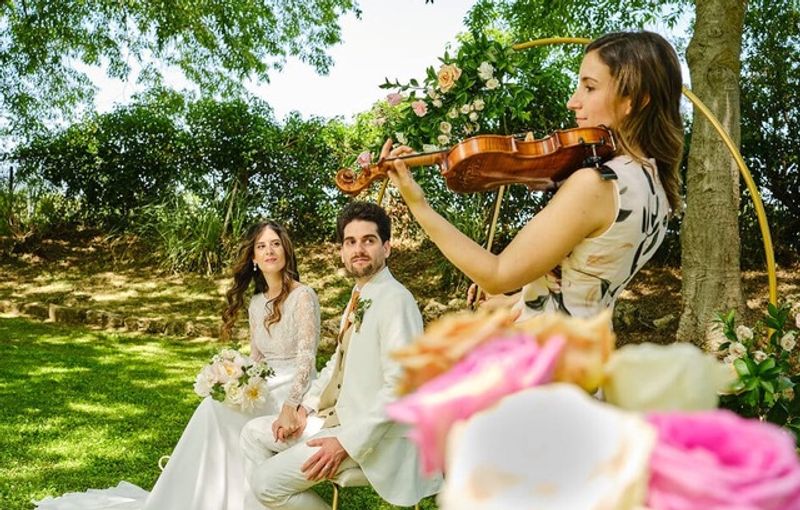 Talentosa violinista para eventos