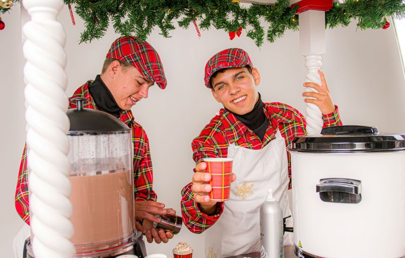 huur kerst baristas