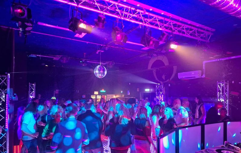 Disco party met vinyl
