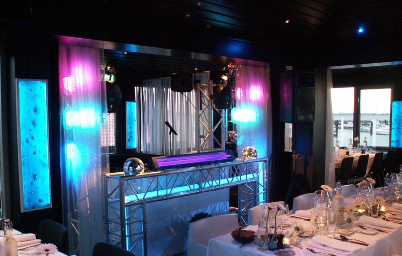 Show set bij een bruiloft