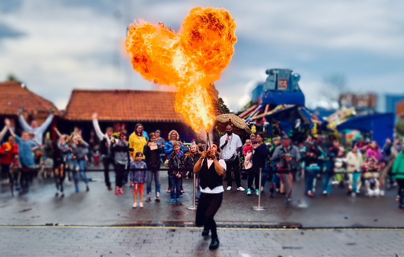 fire show solo