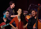 Cuarteto de jazz con cantante en concierto en Madrid